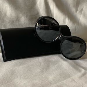 Saint Laurent round black sunglasses